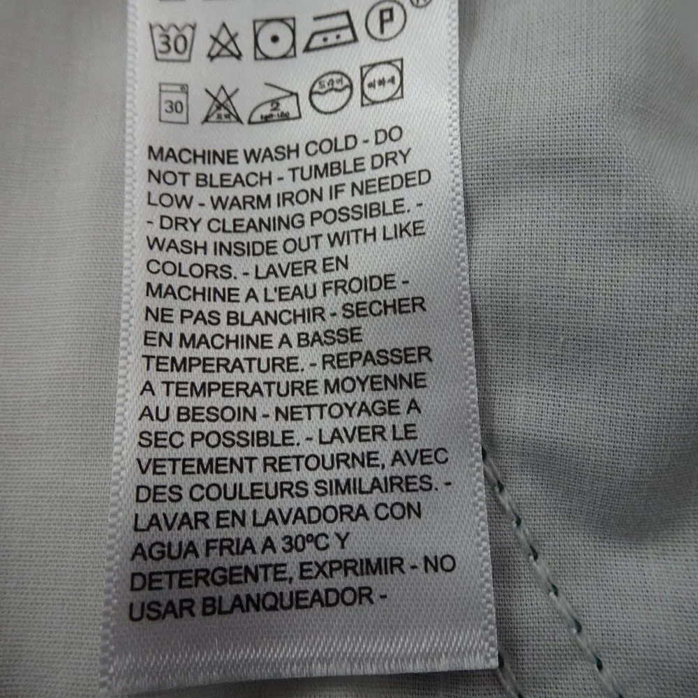 Levi's Baggy Trousers Women's Size 32x31 Green Velvet Wide Leg Loose Fit - Picture 10 of 10